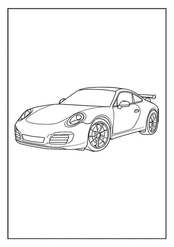 Sleek Classic Sports Car