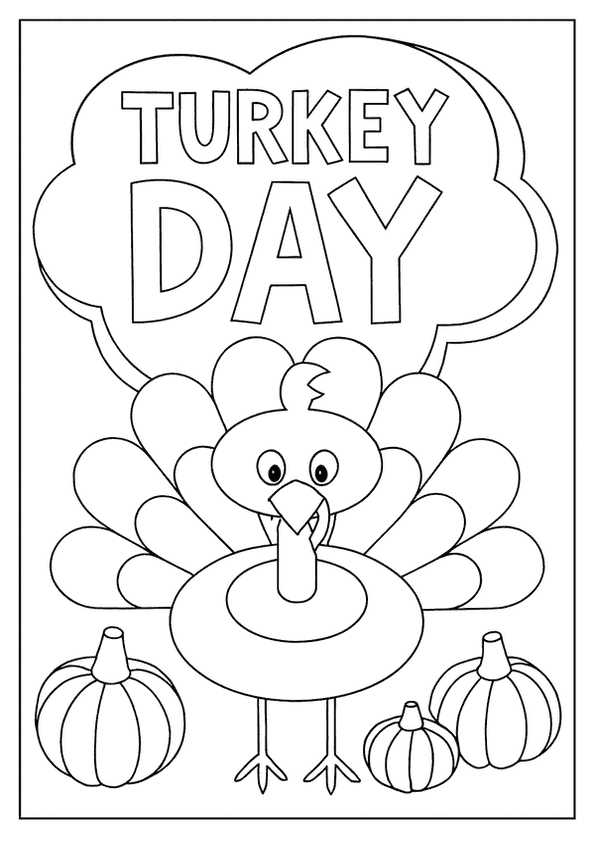 Smiling Turkey Day Scene