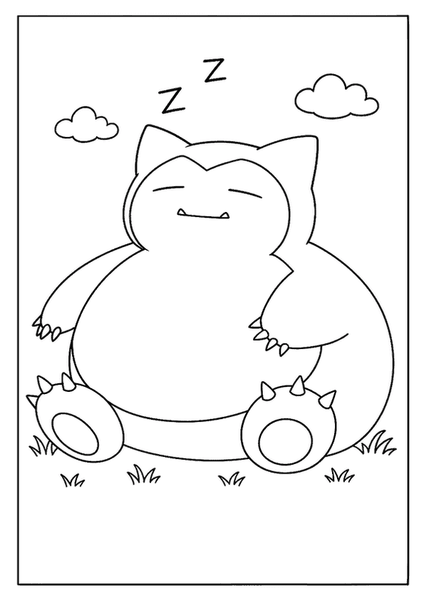 Snorlax Taking Peaceful Nap