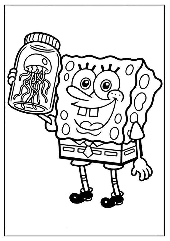 Spongebob Smiling Jellyfish Jar