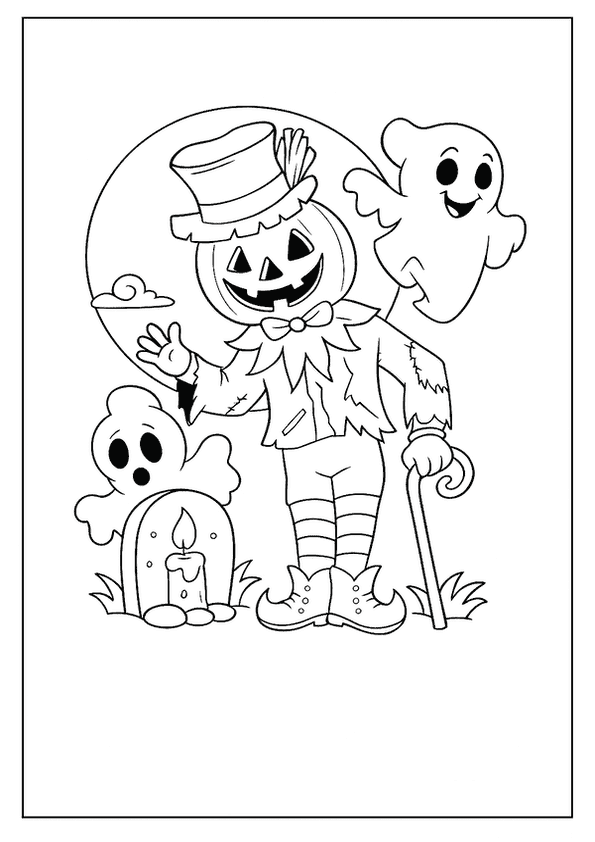 Spooky Scarecrow Ghost Fun