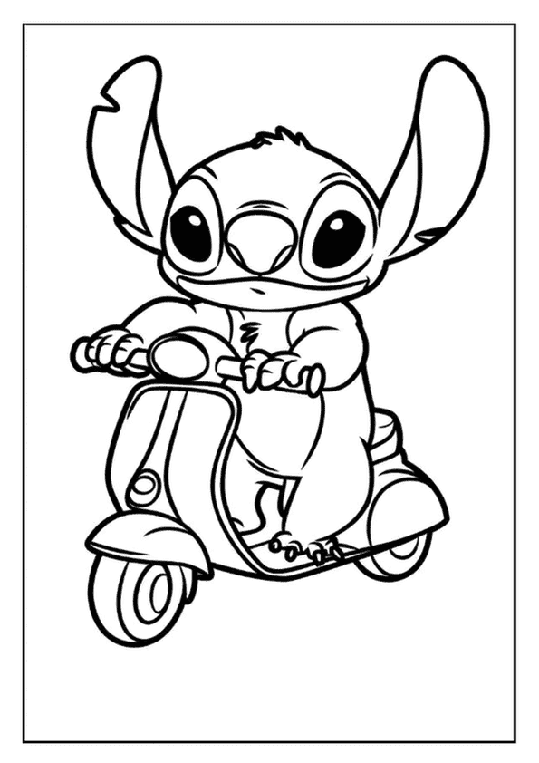Stitch Riding Fun Scooter