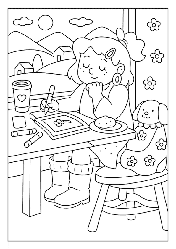 Sweet Puppy Coco Wyo Art Time