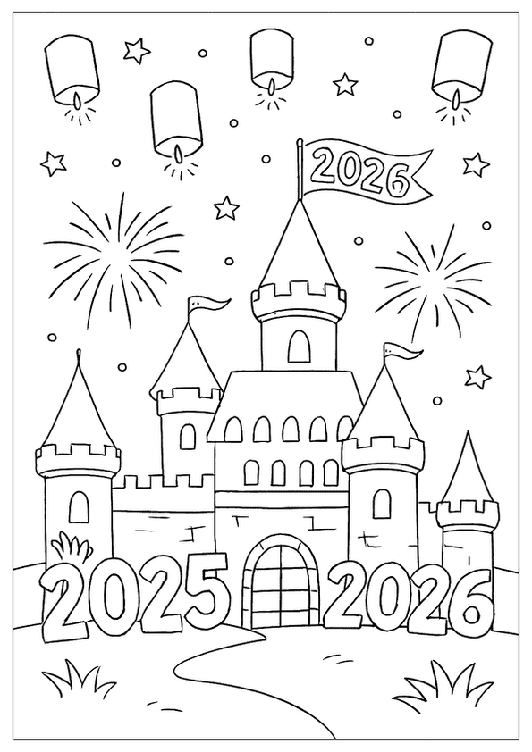 Whimsical Castle Welcomes New Year