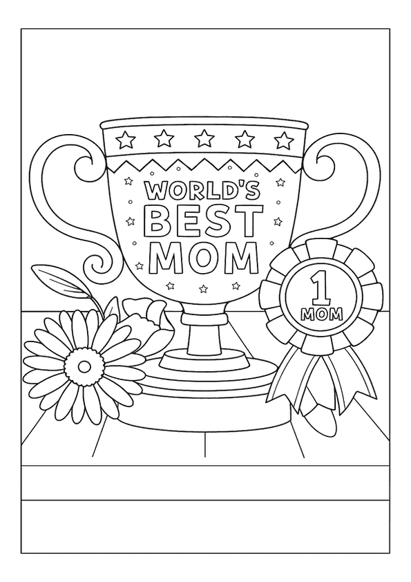 World Best Mom Trophy
