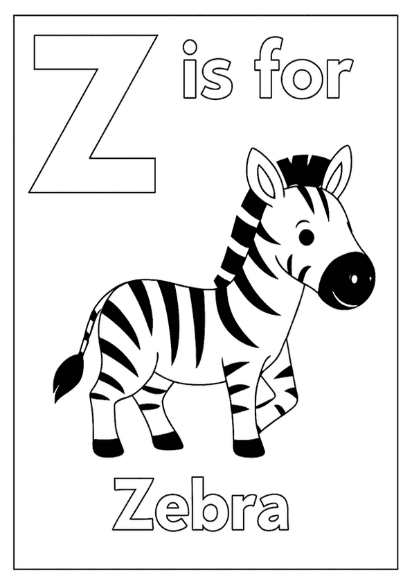Zesty Z Letter Drawing
