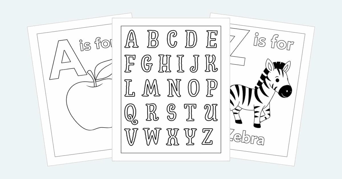 Alphabet Abc Coloring Pages