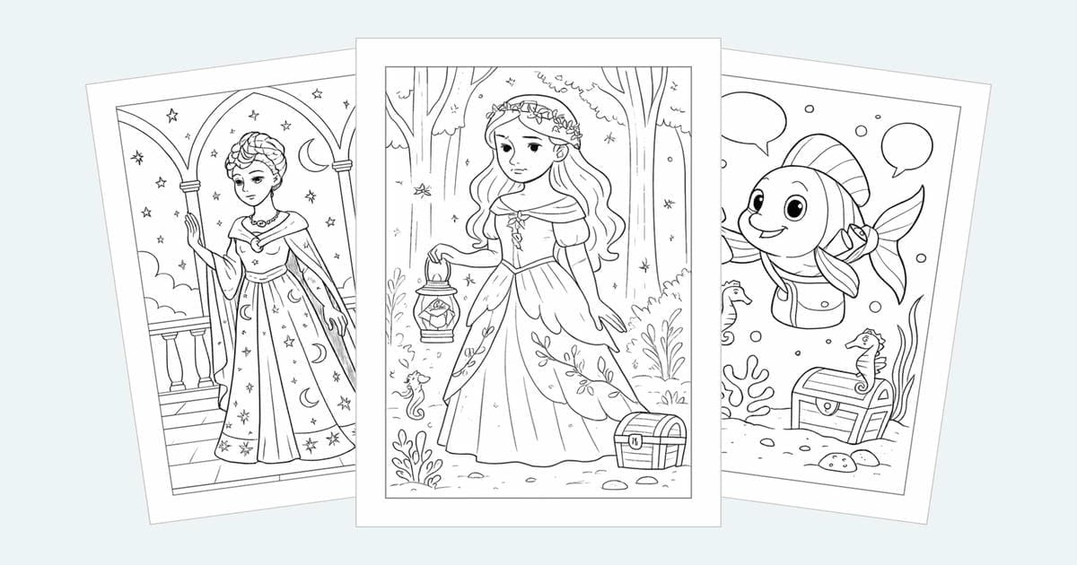 Disney Coloring Pages (Free Printable PDFs)