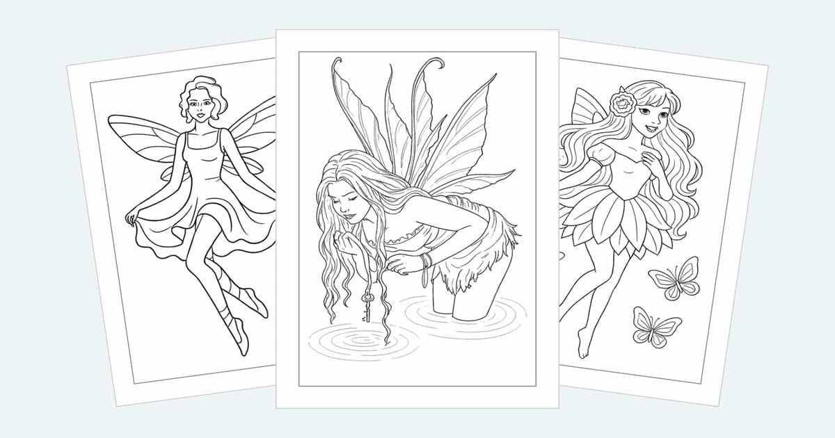 Fairy Coloring Pages