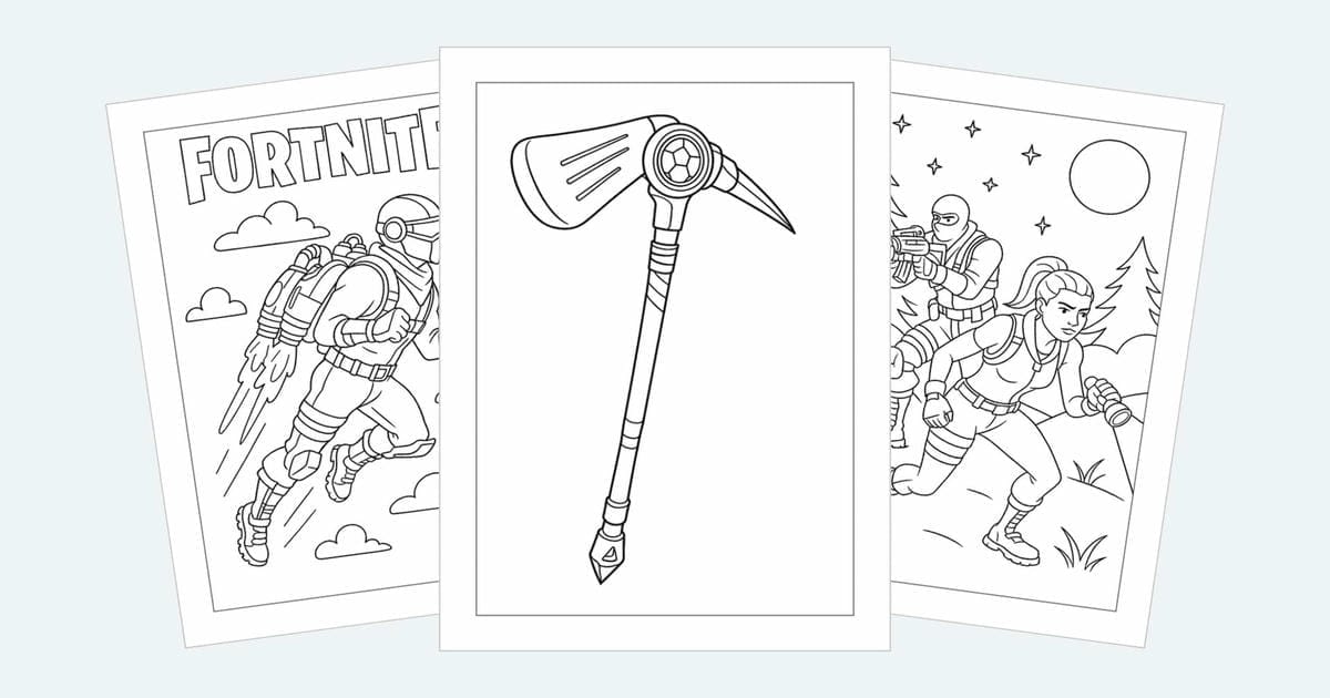 Fortnite Coloring Pages