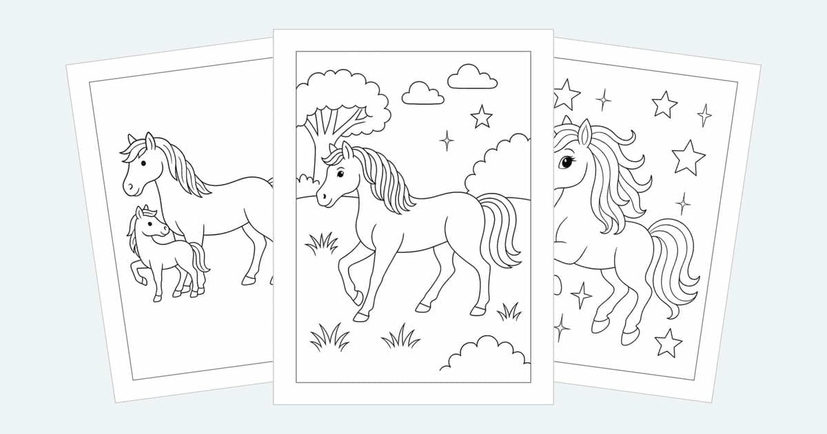 Horse Coloring Pages
