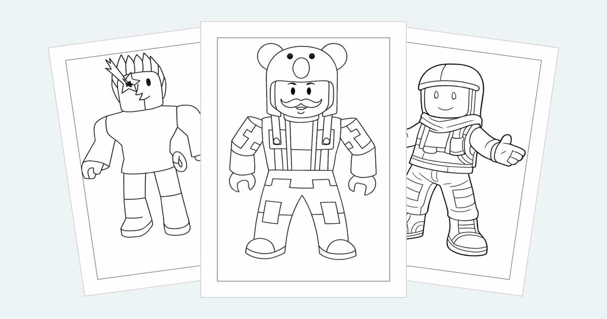 Roblox Coloring Pages (Free PDF Printable)