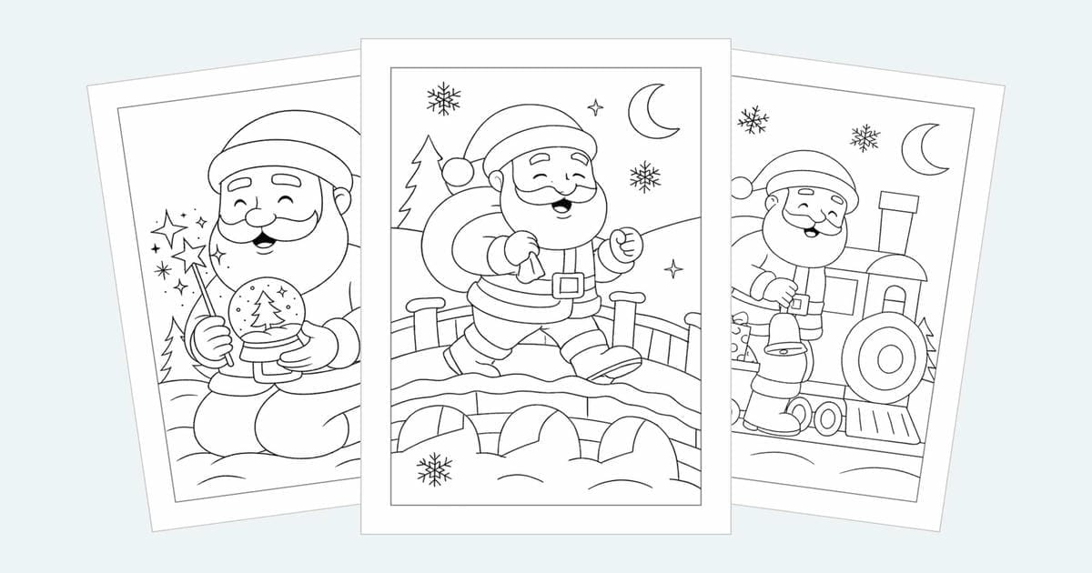 Santa Claus Coloring Pages