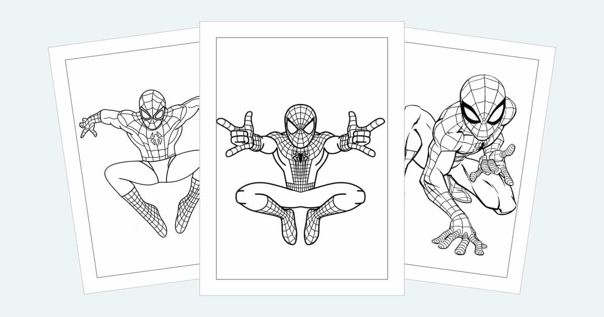 Spider Man Coloring Pages