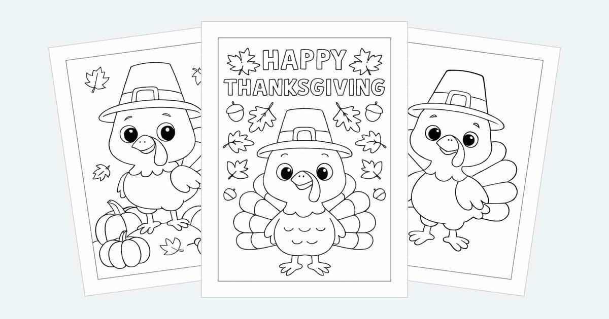Thanksgiving Coloring Pages
