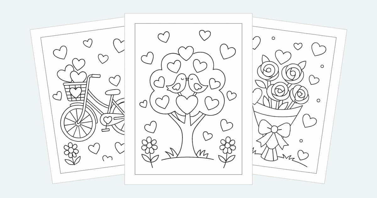 Valentine's Day Coloring Pages