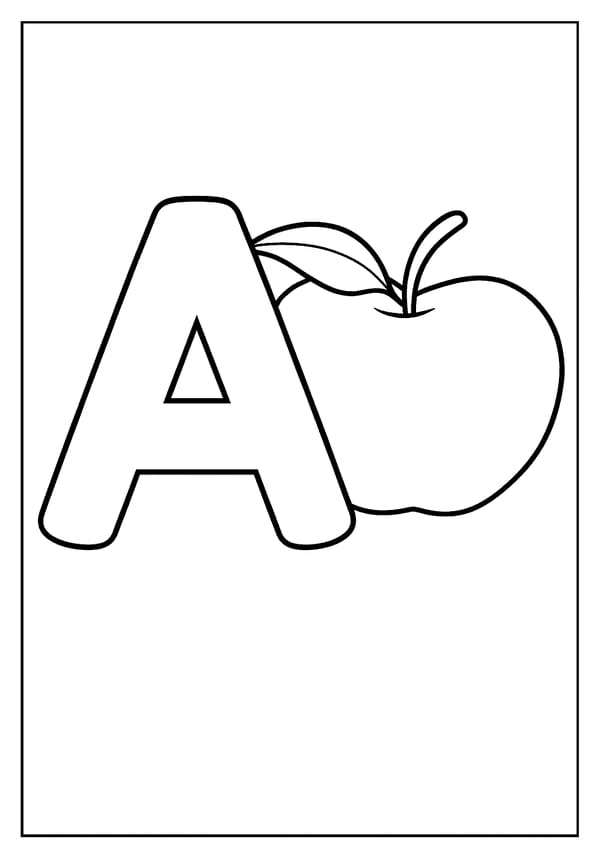Alphabet Abc Coloring Pages
