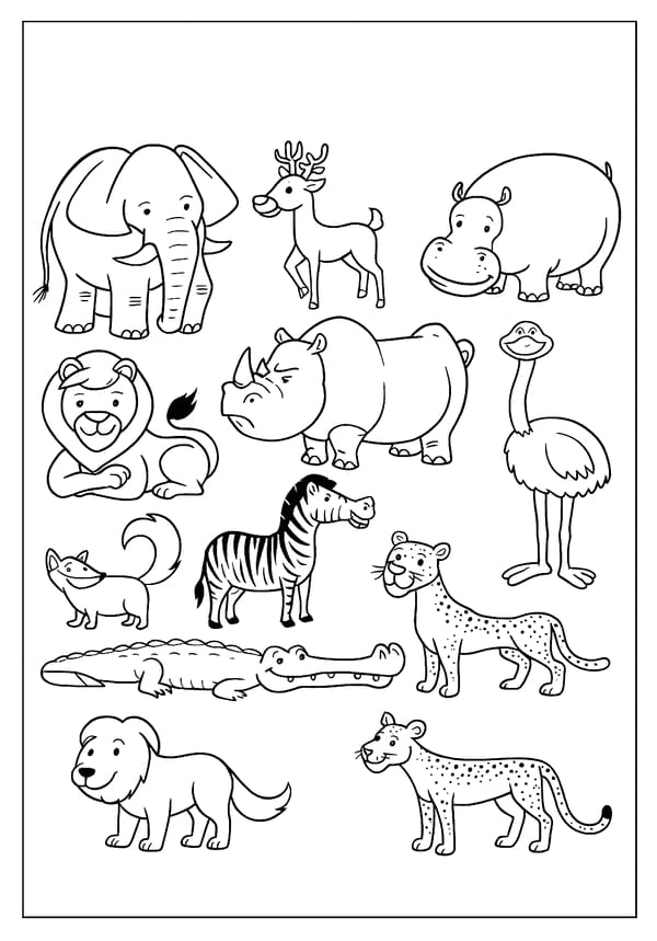 Animals Coloring Pages