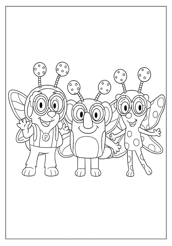 Bluey Coloring Pages