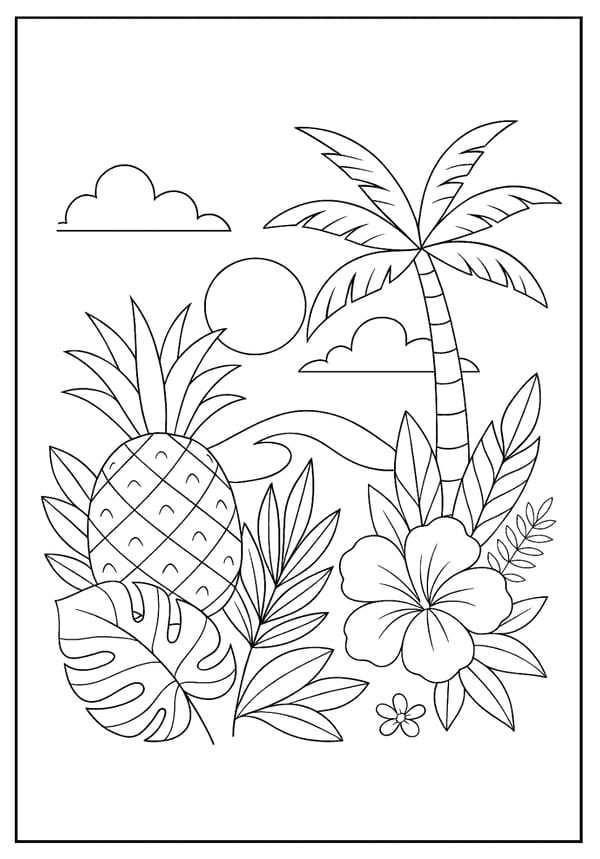 Easy Coloring Pages