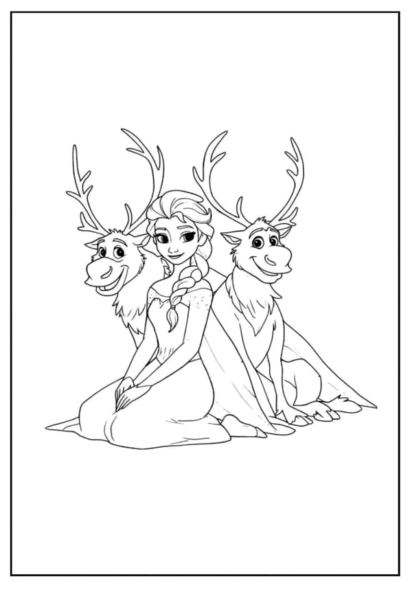 Elsa Coloring Pages