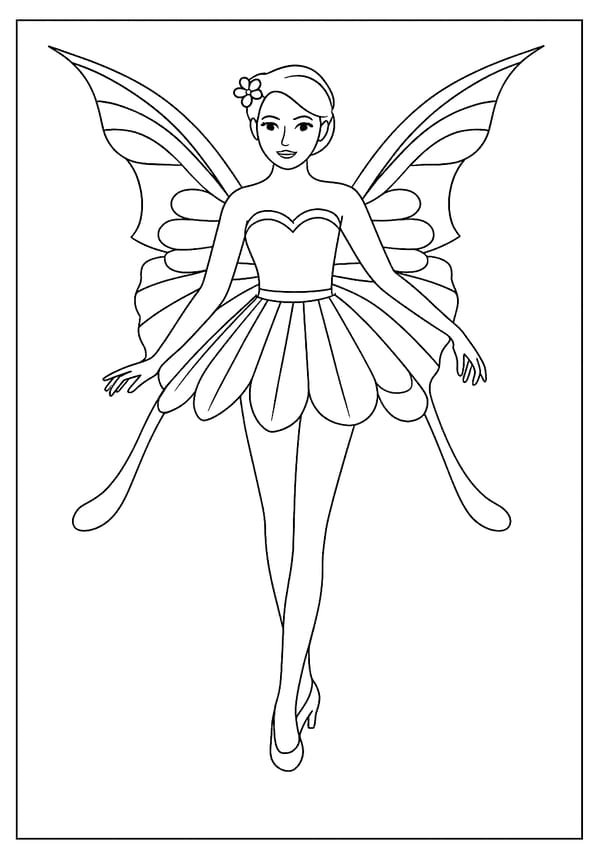 Fairy Coloring Pages