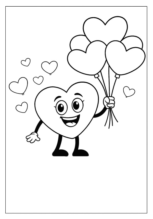 Heart Coloring Pages