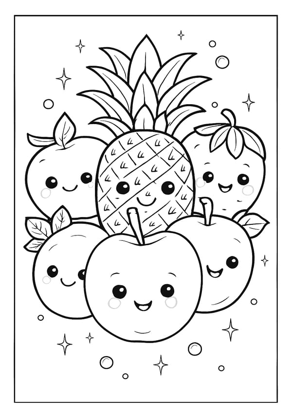 Kawaii Coloring Pages