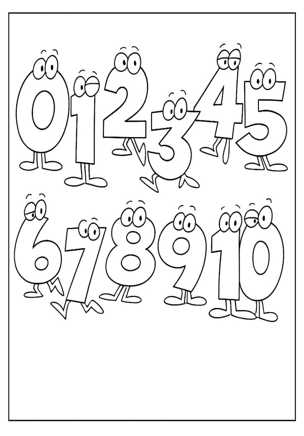 Number Coloring Pages