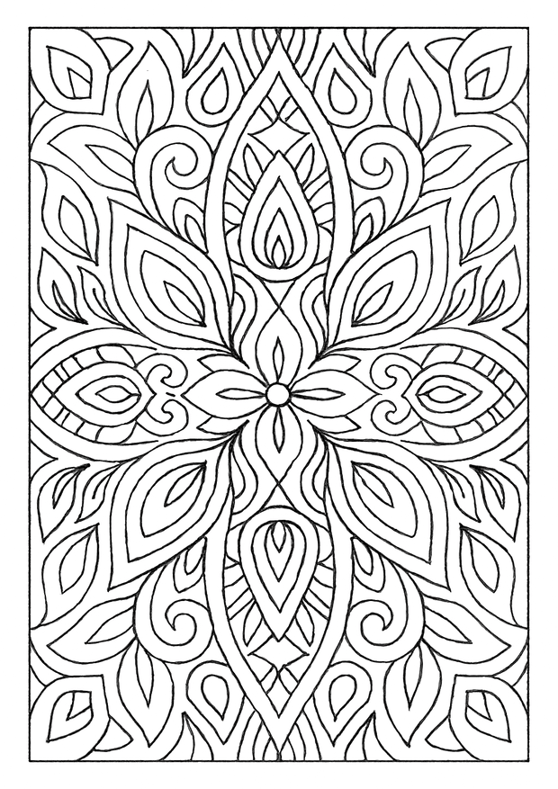 Pattern Coloring Pages and Printable Sheets