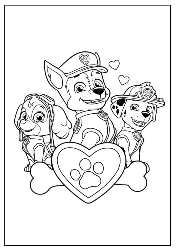Paw Patrol Coloring Pages