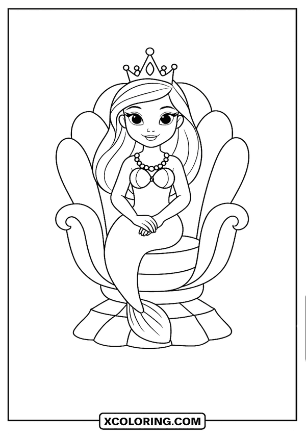Coloring preview for Princess Coloring Pages