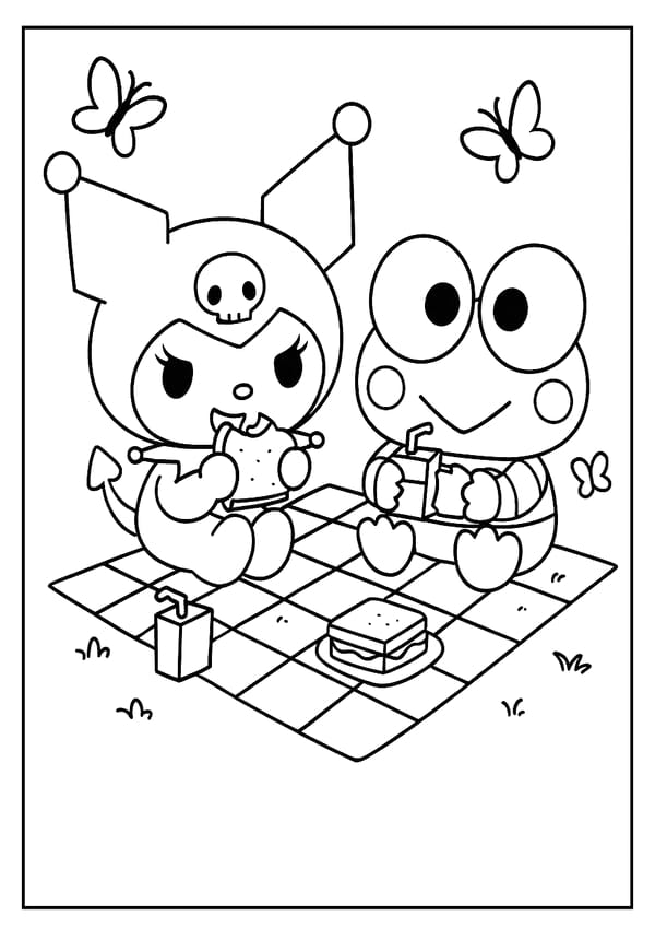 Sanrio Coloring Pages