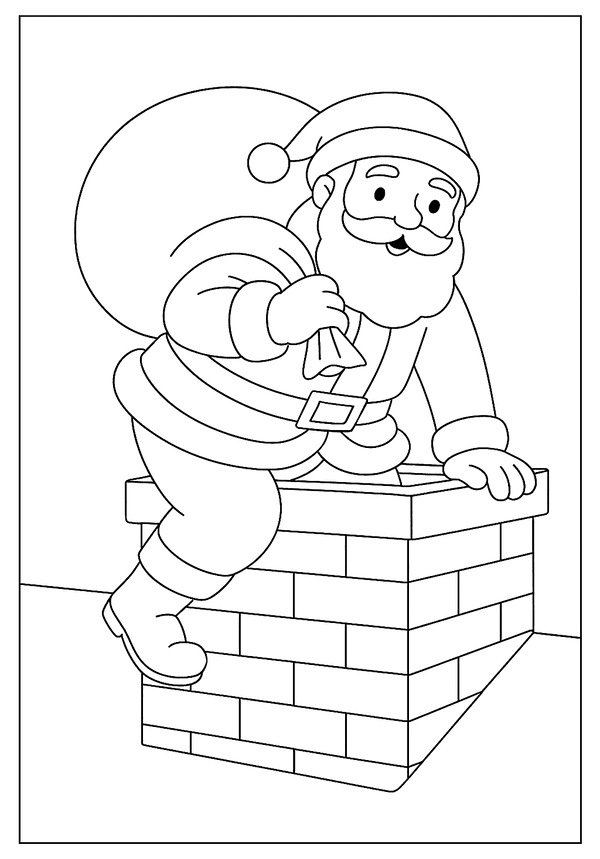 Free Santa Claus Coloring Pages Coloring Pages Printable