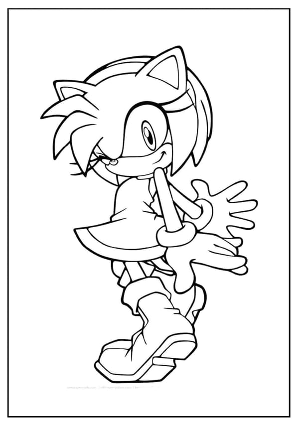 Sonic Coloring Pages