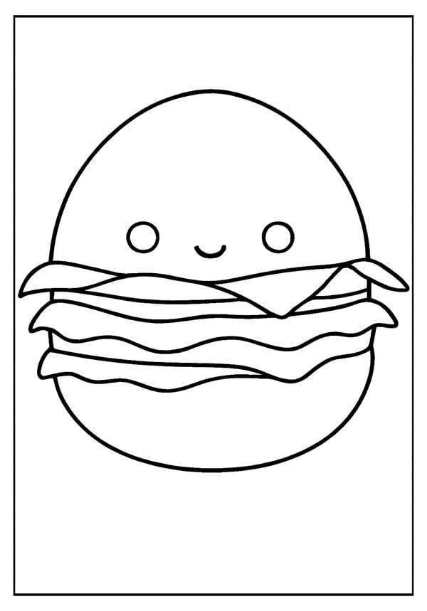 Squishmallow Coloring Pages