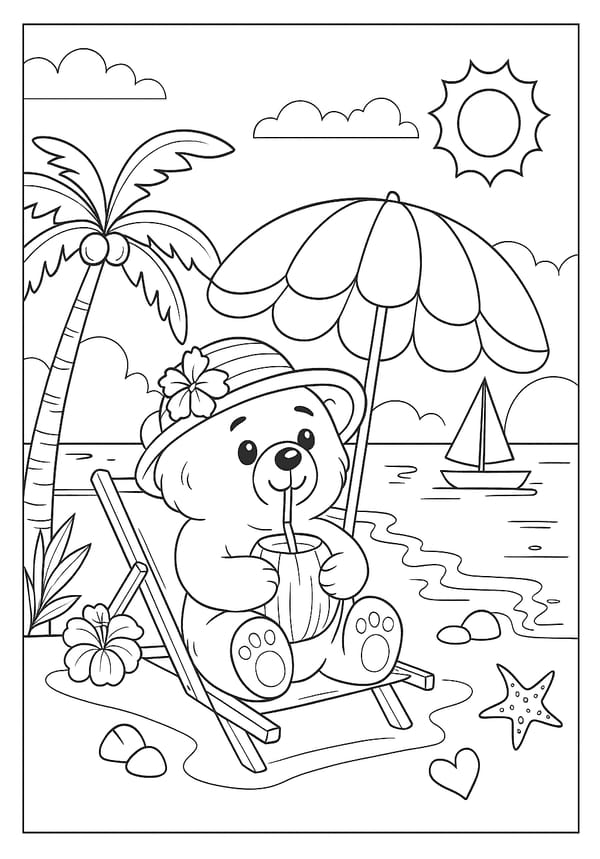 Summer Coloring Pages