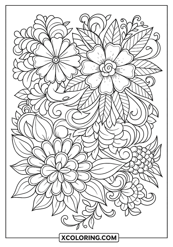Enchanted Garden Coloring Sheet coloring sheet