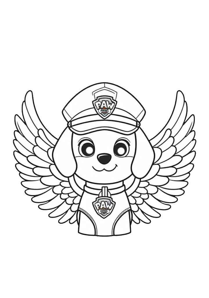 fun paw patrol coloring pages coloring page