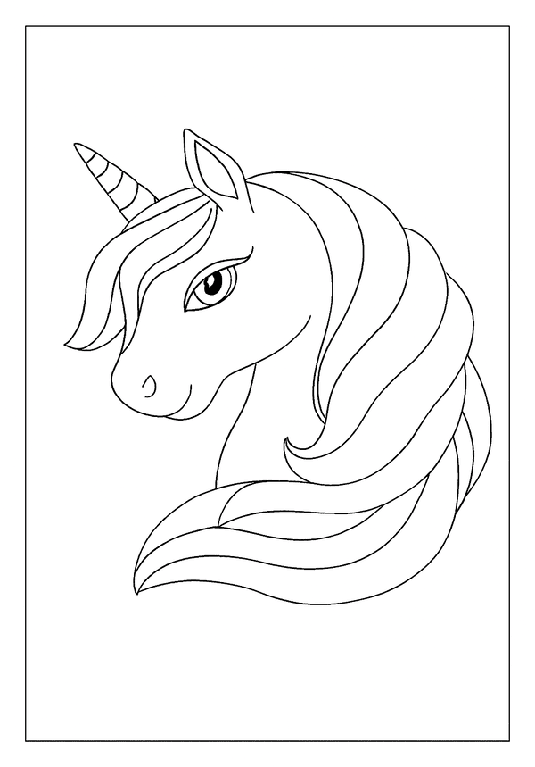 Printable Starry Night Unicorn Magic Coloring Sheet
