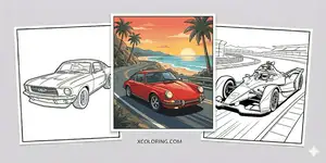 Automobile Coloring Pages