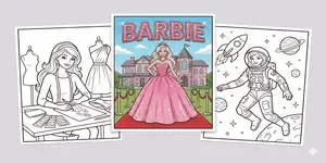 Barbie Coloring Pages