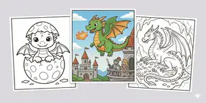Dragon Coloring Pages