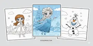 Elsa Coloring Pages