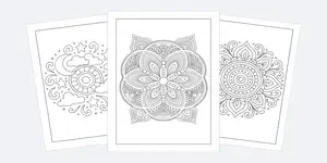 Monday Mandala Coloring Pages