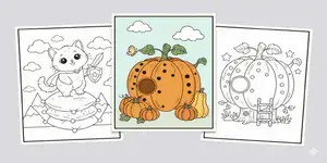  Thumbnail Pumpkin Coloring Pages