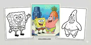 SpongeBob Coloring Pages