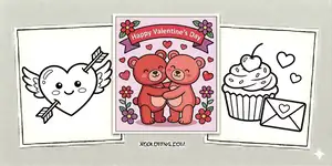  Valentine's Day Coloring Pages