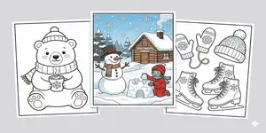 Winter Coloring Pages